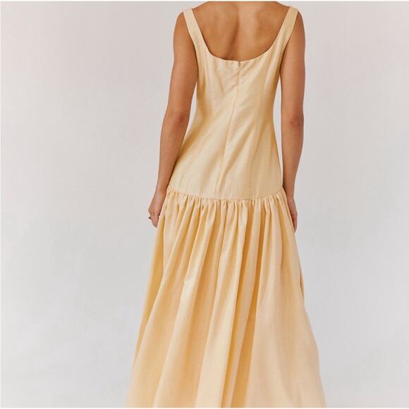 Hutch Ridge Maxi Dress Butter Yellow Size 10 - Picture 2 of 7